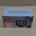 Wkzay Baby Car Camera for Backseat  HD 1080P, 150 Wide Angle, Night Vision, Easy Installation, Adjustable LED Light, 4.3 LCD Display, Anti-Glare (Black-Standard)