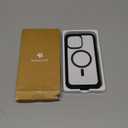 OtterBox iPhone 16e, 15, 14, & 13 Defender Series XT Clear Case - Dark Side (Black/Clear), screenless, Rugged, Snaps to MagSafe, Lanyard Attachment