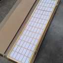 Roundhill Furniture Oriental Shoji 4 Panel Screen Room Divider, Natual