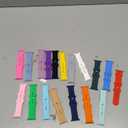 18 Pack Bands Compatible with Apple Watch Band 49mm 46mm 45mm 44mm 42mm 41mm 40mm 38mm for Women Men, Sport Silicone Breathable Strap for iWatch Series Ultra 11 10 9 8 SE 7 6 5 4 3 2 1