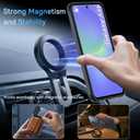 Fin2feel for Samsung Galaxy A36 5G Case Magnetic, Galaxy A36 Phone Case with Screen Protector [Compatible with MagSafe], Matte Back Slim Shockproof Protective Case for Samsung Galaxy A36, Black