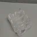 1pc Scalloped Acrylic Sticky Note Holder, 3x3 Inch Clear Cute Notepad Holder Sticky Note Dispenser with Wave Design, Thick Acrylic Desk Organizer for Office, Home, Dorm, Classroom Desk