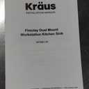 KRAUS Turino 33-inch Fireclay Workstation Drop-In/Undermount Single Bowl Kitchen Sink in Gloss White, KFDW1-33GWH