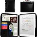 E NET-CASE Case for Remarkable Paper Pro Tablet 11.8 inch (2024 Released) - Business Handheld Design Upgraded PU Leather Cover for Remarkable Paper Pro Digital Paper with Zipper & Pen Holder (Black)