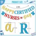 Firefairy Certified Nurses Day Banner, Certified Nurses Appreciation Party Decorations, Pre-strung