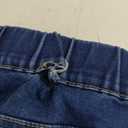 GRAPENT Capri Jeans for Women Wide Leg High Waisted Effortless Flow Pull On Stretchy Denim Elastic Waist Pants with Pockets S