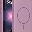 Miracase Magnetic for iPhone 17e Case & iPhone 16e Case, [Soft Anti-Scratch Microfiber Lining], Compatible with MagSafe, Silicone Shockproof Protection Phone Case for iPhone 17e/16e, Blackcurrant