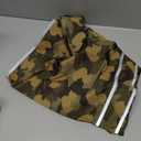 Dog Raincoat for Large Dogs Waterproof Jacket Hooded Rain Coats with Reflective Strips Leash Hole & Poncho Adjustable Fit (CamoDuck,XXL)