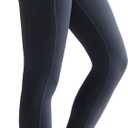 RUNNING GIRL Leggings with Pockets for Women,High Waist Athletic Yoga Pants with Tummy Control Buttery Soft (Black, XXL)