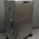 HotWay 28 Inch All Aluminum Checked In Luggage, Hard Shell Suitcase with Spinner Wheels and TSA Lock, Large Suitcase for Business Travel