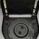 Portable Folding Table and Stool 2 in 1, Lightweight Collapsible Table for Camping Picnic Beach, Small Foldable Table for Party