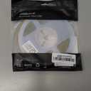 MIWISE COB LED Strip 20ft/6.1m,CRI 90+ Natural White 4000K High Lumen Super Bright Flexible DC24V LED Tape Light,for Cabinet Home Office DIY Lighting Projects(Adapter&Controller NOT Included)