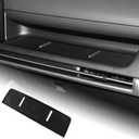 Dashboard Slot Mats for Hyundai Tucson 2025 Passenger Side Storage Pad Anti-Slip Center Console Organizer Liner Interior Accessories (Black)