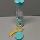 COKUNST 18oz Portable Blender, USB Rechargeable Personal Size Blenders, Smoothie Blender with 6 Blades for Protein & Shakes, Mini juicer with Extra Handle Lid for Travel Sports Outgoing, Green