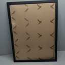 Flat Black 21x29 Picture Frame - Handmade American Flat 1" Wide Engineered Wood Frame for Wall Dcor with Preinstalled Hangers and UV Blocking Plexiglass, 21x29 Frame