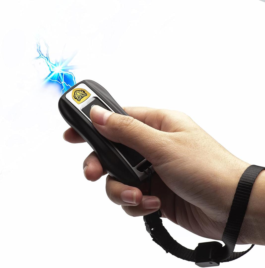 Rechargeable Stun Guns Self-Defense with LED Flashlight,Rechargeable Stun Gun for Woman