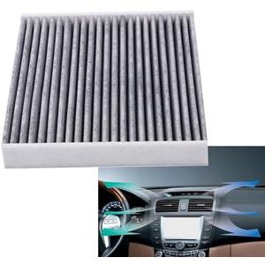 Lecctso Cabin Air Filter with Activated Carbon, Cabin Filter, Automotive Fresh Breeze Air Conditioner Filter, Car Air Filter Replacement for CP285 CF10285 Compatible with Most Vehicles