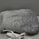 Heated Throw Blanket Electric Blanket 50X60in - Fast Heating Blanket Ultra Soft Electric Throw for Adults with 5 Heat Levels & 4 Hrs Timer, Machine Washable, Office Warm Blanket for Winter(Gray)