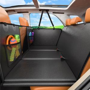 URPOWER PU Leather Back Seat Extender for Dogs  Hard Bottom Dog Car Seat Cover Holds 400 lbs, Anti-Scratch & Waterproof Dog Hammock for Full Size SUVs & Trucks, Dogs Car Bed Pet Backseat Protector URPOWER PU Leather Back Seat Extender for Dogs  Hard Bottom Dog Car Seat Cover Holds 400 lbs, Anti-Scratch & Waterproof Dog Hammock for Full Size SUVs & Trucks, Dogs Car Bed Pet Backseat Protector