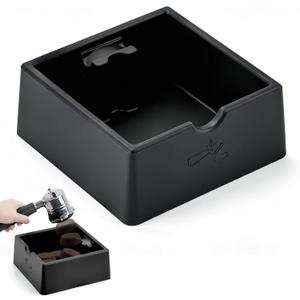 Silicone Espresso Knock Box, Quiet Non-Slip Coffee Puck Bin, Durable Barista Knock Box for Coffee Grounds, Universal Countertop Espresso Accessories