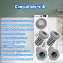 4pcs Dryer Leveling Leg Feet Fit for Samsung Dryer Legs DV2, DV3, DV4, DV5, DVE,Dryer Leveling Legs,Replace Part Number DC61-03128A 2692286 AP5324682 PS4206963