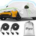 Car Cover for 2002-2025 Mini Cooper/Cooper S/Hardtop/Convertible 2-Door,Full Exterior Car Covers for Automobiles All Weather Waterproof Heavy Duty,Zipper/Cotton Rain UV Proof Custom fit210T Taffeta