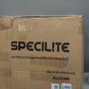 SPECILITE Garden Water Hose 200 ft x 5/8 in Heavy Duty, Flexible and Lightweight, Burst 600 psi, Kink-less Hybrid Rubber Pipe for Backyard, 3/4'' Brass Fittings, Black