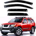 KPY Rain Guards Fit for 2005-2016 Nissan Xterra, Out-Channel Window Visors Vent Wind Deflectors 4PC, Car Accessories for 05-16 Xterra
