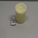NICEME 6" LED Multi Colored Flameless Candle with Remote Control Timer Realistic Wax Color Changing Candle Battery Operated Candle with Flickering Flame