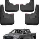 Autorder Mud Flaps Splash Guards for 2019-2022 2023 2024 Dodge Ram 1500 Accessories Mudflap Fender Flares Front and Rear Mud Guard Set 4PCS (with OEM Fender Flares, NOT Classic or TRX Models) (19-24 With OEM Fender Flares)