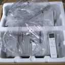 Dual Hose Portable Air Conditioner, [2025 Upgraded] Full DC Inverter Compressor, Energy-Saving 13.6 CEER, Low Noise (45dB), Cools Room up to 500 Sq.Ft., Backlit Remote Control, 14,000BTU, Black