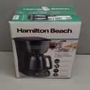 Hamilton Beach 12 Cup Programmable Drip Coffee Maker Machine, Regular & Bold Brew Options, Auto Pause and Pour, Glass Carafe, Black Stainless (46293J)