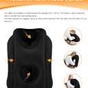 Sunany Travel Pillow, Inflatable Neck Pillow Used for Airplanes/Cars/Buses/Trains/Office Napping with Eye Mask/Earplugs (Black)
