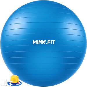Yoga Ball, Anti-Slip Stability Exercise Ball for Pilates, Extra Thick Birthing Ball for Pregnancy, Fitness, Gym Ball for Core Workouts, Balance, and Physical Therapy