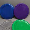 Jerify 4 Pcs Wiggle Seat Flexible Inflated Wobble Cushion Stability Balance Pad Balance Disc Sensory Seat for Men Women Fitness Physical Exercise Improving Posture Home Office (Multi Color)