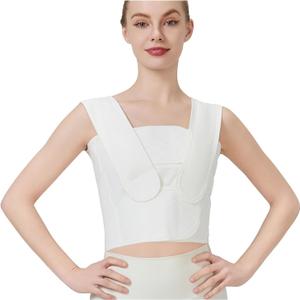 Compression Post Mastectomy without Reconstruction,Post Breast Surgery Compression Bandage, Minimally Invasive Surgery Chest Strap Compression Bandage, Medical Recovery Stretch Bandage, Size Medium