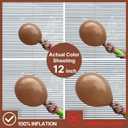 PartyWoo Brown Balloons 140 pcs Different Sizes of 18 12 10 5 Inch Neutral Brown Balloons Arch Kit Garland for Baby Shower Birthday Graduation Woodland Safari Theme Jungle Party Decorations Brown-F09