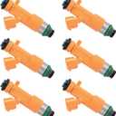16600-EY00A 3.7L VQ37VHR Engine Fuel Injectors,Compatible with/Infiniti 3.7 G37 2008-2013, QX50 2014-2017, M37 2011-2013, QX70 2014-2017, Q70 2014-2019, |12 Holes| |Set of 6|