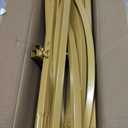 7.2 FT Wedding Arch Backdrop Stand, Gold Metal Arch Backdrop Stand for Wedding Party Ceremony Birthday Bridal Baby Shower Photo Booth Garden Floral Balloon Arches Decoration