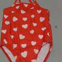 Aalizzwell Baby Girls Adjustable One Piece Swimsuit (18-24 Months, Red)