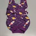 PetWarm Recovery Suit for Dogs, Dog Recovery Suit for Female Male, Substitute E-Collar and Cone Prevent Licking Onesies for Dogs After Surgery, Dog Bodysuit, Cosmic Pattern, Purple Yellow, L