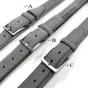 Men's Belt Suede Full Leather Belt Casual Dress Leather Belt 1-3/8"(35mm) Wide, Multi-Style Options (Beige)