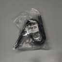 2 x Christmas Stocking Hooks,Non Slip Vinyl Coated Stocking Holder for Mantle Set of 4 Pack, Black Metal Stocking Hanger with Rubber Coated Stocking Hooks for Christmas Party Decorations