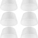 6 Pack Recessed Light Insulation Cover, Fire-Resistant Ceramic Fiber,Large 15" Base x 12" Top x 8" H Fits 6” & 5” Can Lights, Airtight Attic Cover for Blown In & Batt Insulation