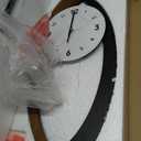 23.6 x 9.8inch Decorative Wall Clocks with Pendulum, Large Modern Solid Wood Frame Unique Clock for Wall Decor Living Room,Kitchen,Home,Bathroom,Bedroom - Battery Operated, Silent, Non-Ticking