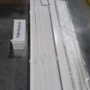 LazBlinds Cordless Faux Wood Blinds, 26" W x 60" H, White