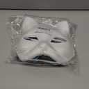 DFLU Cat Therian Mask Kit with Fur and Eye Mesh, Blank DIY Therian Gear Stuff Masks Base to Paint