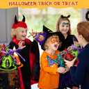 234 PCS Halloween Party Favors for Kids,24 Pack Witch Hat Goodie Bags Prefilled Halloween Toys for Trick or Treat Toy for Kids Halloween Gifts Boys Girls Toys Classroom Prizes Party Supplies