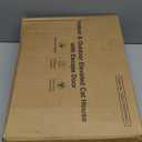 Indestructible Heated Cat House for Outside Cats Winter, 100% Weatherproof, Safe Escape Door, Insulated Outdoor Cat Shelter with Heater for Feral Barn Cat Kitty (Desert Camouflage, 13"x17"x12.6")