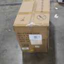 DWVO Inflatable Twin Air Bed with Folding Frame & Rolling Bag, Built-in Pump Blow Up Mattress for Camping, Guest Room & Travel, Portable Air Mattress with Case, 75 x 39 x 24 Inches, Brown